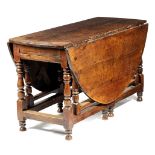 *Estimate amended after the sale was published.* AN OAK GATELEG TABLE LATE 17TH / EARLY 18TH CENTURY