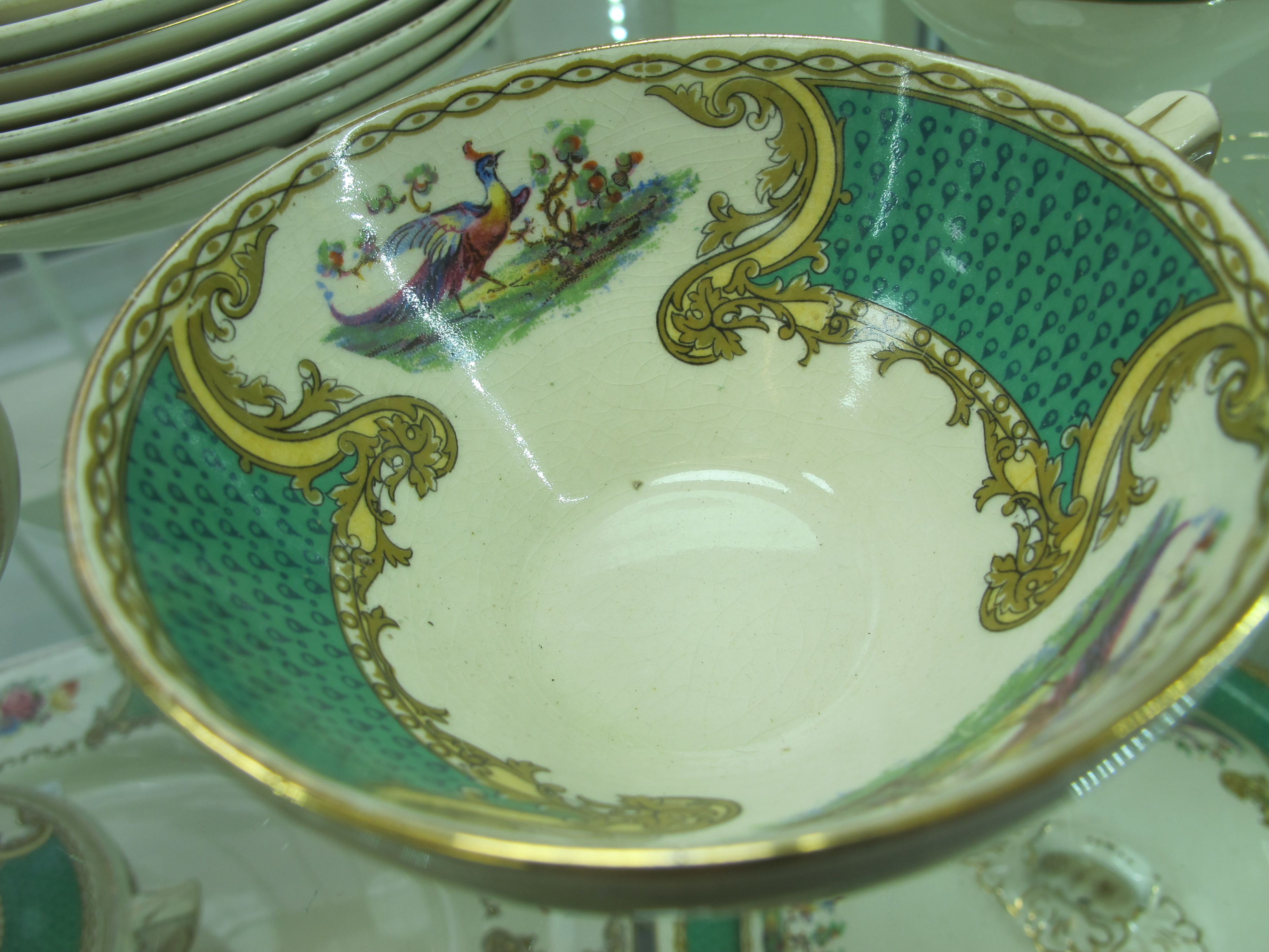 A MYOTT'S HARLEQUIN PART DINNER SERVICE FIRST HALF 20TH CENTURY the majority with the 'Bouquet' - Image 6 of 23