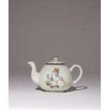 A CHINESE 'FIGURAL' TEAPOT AND COVER REPUBLIC PERIOD Painted in enamels depicting the immortal Li