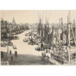 ‡William Washington RBA, ARCA, MADA, ARE, ARE (1885-1956) Cours des Dames, La Rochelle Signed and