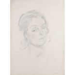 ‡Henry Lamb RA (1883-1960) Portrait study of Helen Anrep (1885-1965) Inscribed Helen Anrep (lower