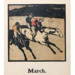 Sir William Nicholson (1872-1949) An Almanac of Twelve Sports as Months of the Year Twelve, each