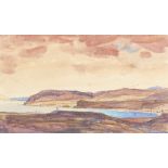 Sir David Young Cameron RA, RSA, RE (Scottish 1865-1945) View of a loch Signed D Y Cameron (lower