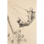 ‡Eileen Soper RMS, SWLA (1905-1990) The Boat Swing; A Bracing Morning; Felix Three, each signed