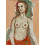 Miller Gore Brittain (Canadian 1912-1968) Female nude Signed with initials and dated MGB 55 (lower
