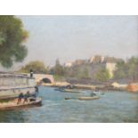 ‡Camille Boiry (French 1871-1954) View of the Seine Signed and indistinctly dated C Boiry *9 (