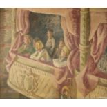 Thérèse Lessore (1884-1945) The theatre box Signed Lessore (lower left) Oil on canvas, squared in