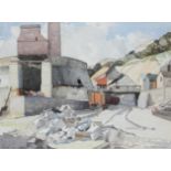 Averil Burleigh (1883-1949) View of a quarry Signed Averil Burleigh (lower right) Pencil and