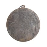 Abbess Jacqueline de Lalaing of Flines Abbey: a fine 16th century French engraved silver medal, 55