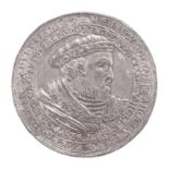 Henry VIII: Supreme Head of the Church of England 1545, a later cast lead copy of the medal