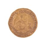 James I (1603-25), gold unite, second coinage (1604-19), fourth bust, m.m. escallop (1606-07), 9.