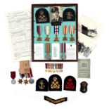 Second World War Naval Commando interest: a collection of medals, insignia and ephemera,