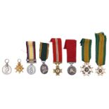 A collection of dress miniature medals, including: Great Britain: Queen's Police Medal, 1914-15