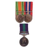 A mounted Second World War medal group comprising Defence Medal and War Medal, a corresponding