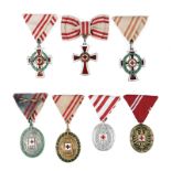 Austria: First World War era Decorations for Services to the Red Cross: Merit Cross 2nd Class with