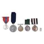 A collection of medals, comprising: Imperial Service Medal, George V (WILLIE JOHN SCHOFIELD), nearly