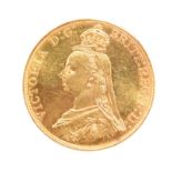 Victoria, gold five pounds, 1887 (S 3864), hairlining and minor marks to fields, otherwise about