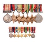 A group of seven medals to Stoker C. Thompson, Royal Navy: Naval General Service 1909-62, second