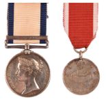 Two medals to John Augustus Hugh Boyd, Mate (later Lieutenant), Royal Navy: Naval General Service