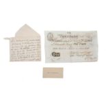 Bank of England, H, Hase, one pound note, 11th March 1819, number 22667, printed date and serial