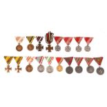 A collection of Austro-Hungarian medals - mainly First World War, comprising: Medal for the