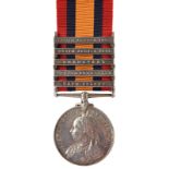 A Queen's South Africa Medal to Private F. Stewart, Gordon Highlanders (Mounted Infantry), 2nd