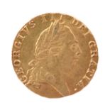 George III, gold guinea, 1790, fifth head, 'spade' reverse (S 3729), nearly extremely fine.