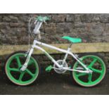 A Falcon free styler BMX bike with carb Falcon pro tubing star X wheels and Odyssey tyres