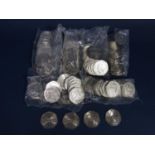 124 brilliant uncirculated 50p coins - all Sir Isaac Newton