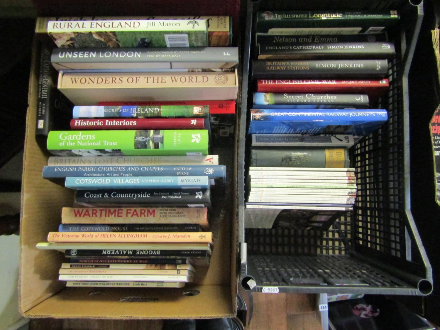 Two boxes containing a collection of good quality books about the countryside and related subjects