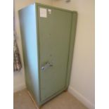 A Stratford fire safe (key in office), 71 cm wide x 63 cm deep x 152 cm height