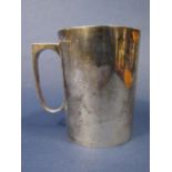 1940s silver tapered half tankard inscribed 'Robin' maker Arnold E Williams, Birmingham 1944, 9 cm