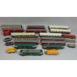 Unboxed Hornby rail models including 2 x diesel locomotive D7063, another similar by Hornby