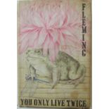 A hardback edition of You Only Live Twice by Ian Fleming, 1964, first edition with original dust