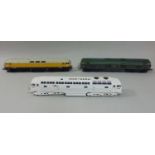 3 unboxed model locomotives by Heljan; 'Kestrel' 4000 Limited edition, 'Falcon' 53061 Class 53 D0280