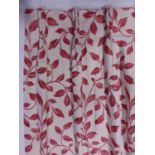 1 pair good quality curtains with triple pleat heading, lined and thermal lined. Approx size per