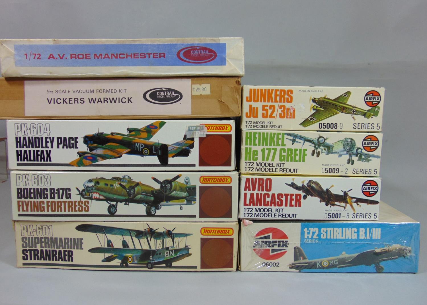 9 boxed model aircraft kits, all un-started, including Airfix Short Sterling (in cellophane), - Image 2 of 4