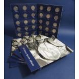 6 x folders - The 50p Sports Album each with 29 coins