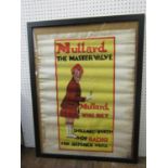 A vintage advertising poster design for Mullard, The Master Valve, showing a Scotsman holding a