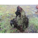 Oak stump 90 cm high