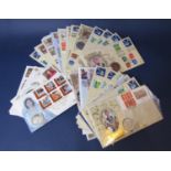 Collection of Royal commemorative coins and medallions with appropriate stamps, 8 Edward VIII -