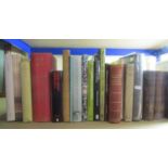 A quantity of books about topographical and countryside subjects including Memoirs of Travel,