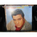 A quantity of Elvis Presley vinyl LPs, etc (1)