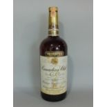 40oz bottle of Canadian Club Whiskey,1968, 75% proof, export price £2.45