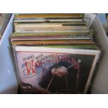 A box containing a mixed collection of vinyl LPs including country and western (1)