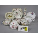 A collection of Royal Albert lavender Rose pattern teawares comprising two handled sucrier and