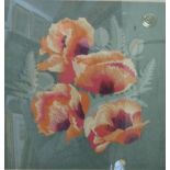 Margaret Green (20th century British) - Oriental poppies, signed limited edition screen print on