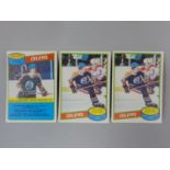 Large collection of O Pee Chee vintage trading cards from the NHL Canadian Hockey League (1978-1980)