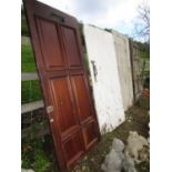 Five reclaimed doors, exterior and interior (5)