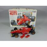 Tamiya radio controlled model kit (assembled and not tested) Ferrari 412 T1 1/10th scale